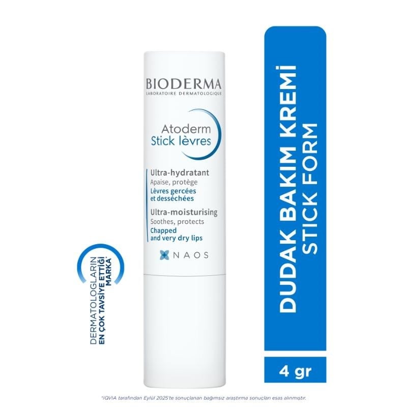 Bioderma Atoderm Lip Stick Dudak Nemlendirici 4 gr