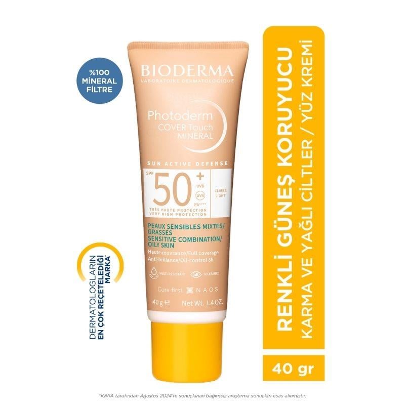 Bioderma Photoderm Cover Touch Spf50+ 40 ml Light