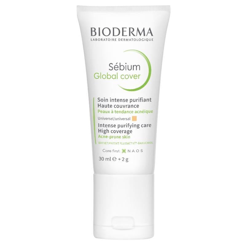 Bioderma Sebium Global Cover Renkli Bakım Kremi 30 ml