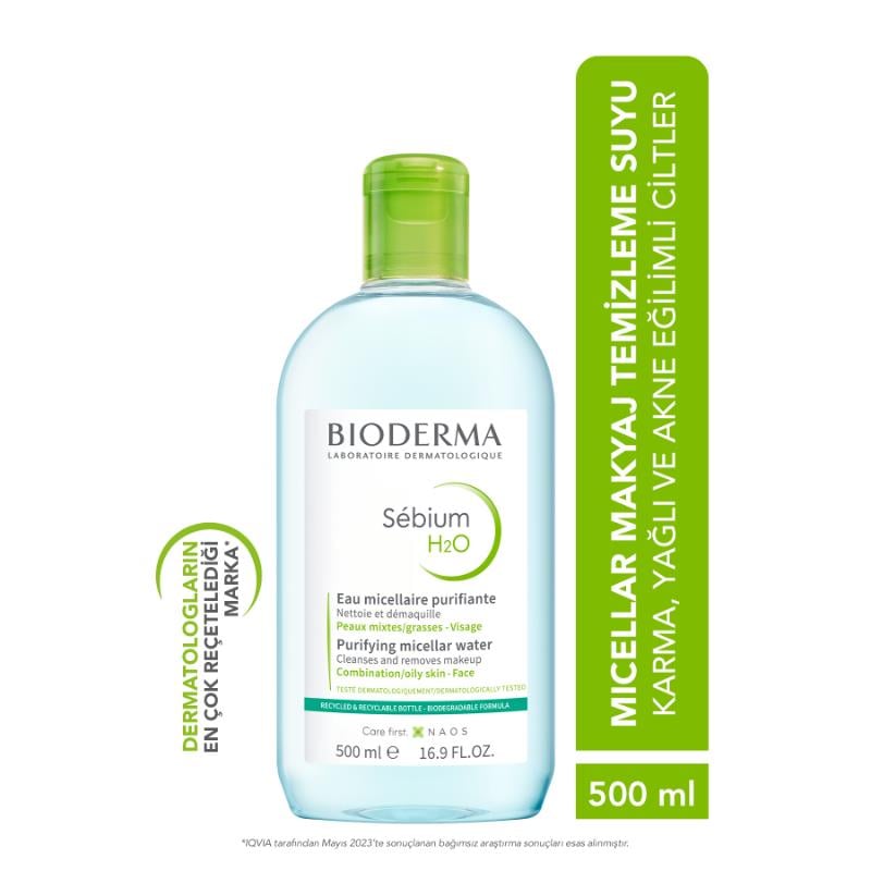 Bioderma Sebium H2O Misel Su 500 ml