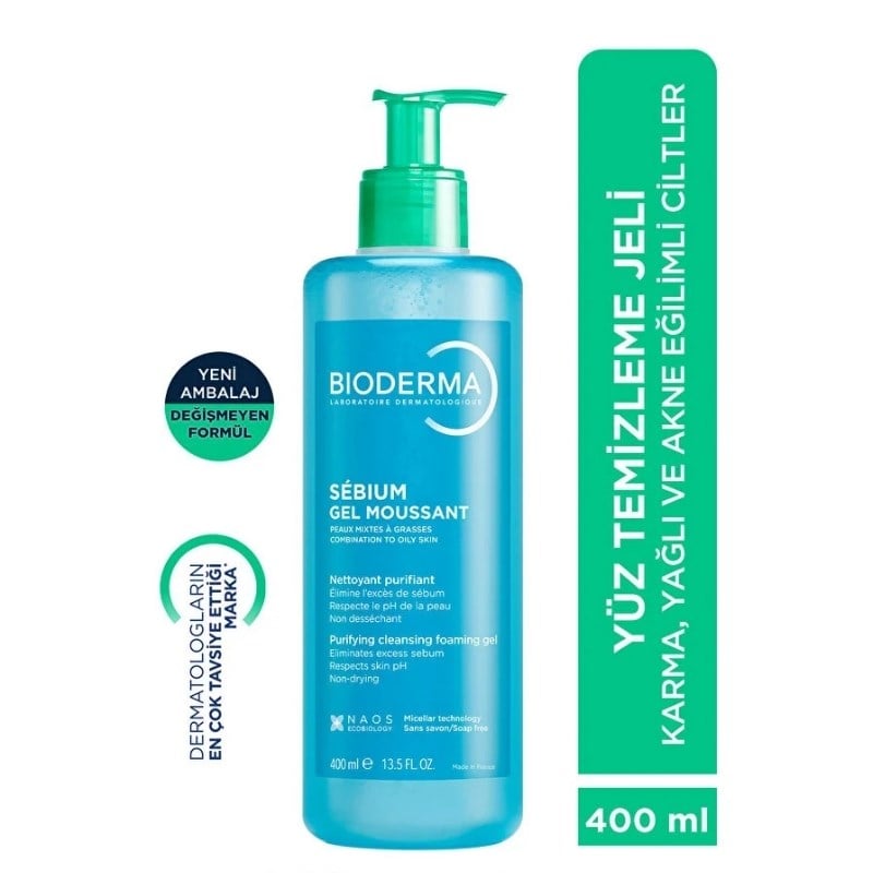 Bioderma Sebium Temizleyici Jel 500 ml