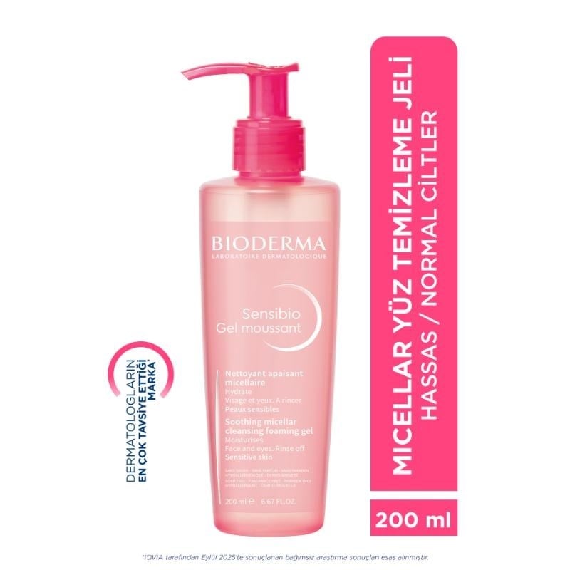 Bioderma Sensibio Temizleyici Jel 200 ml