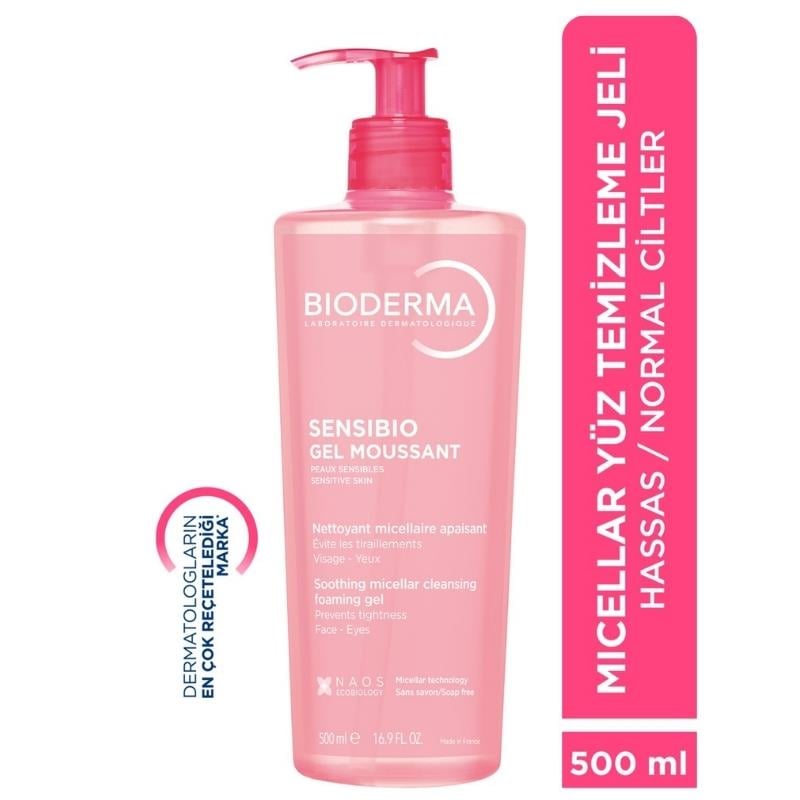 Bioderma Sensibio Temizleyici Jel 500 ml