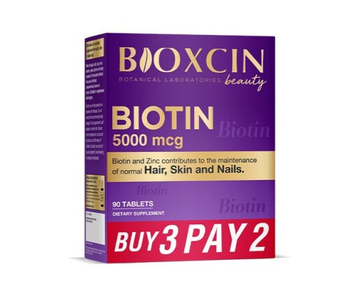Bioxcin Biotin 5000 Mcg 90 Tablet
