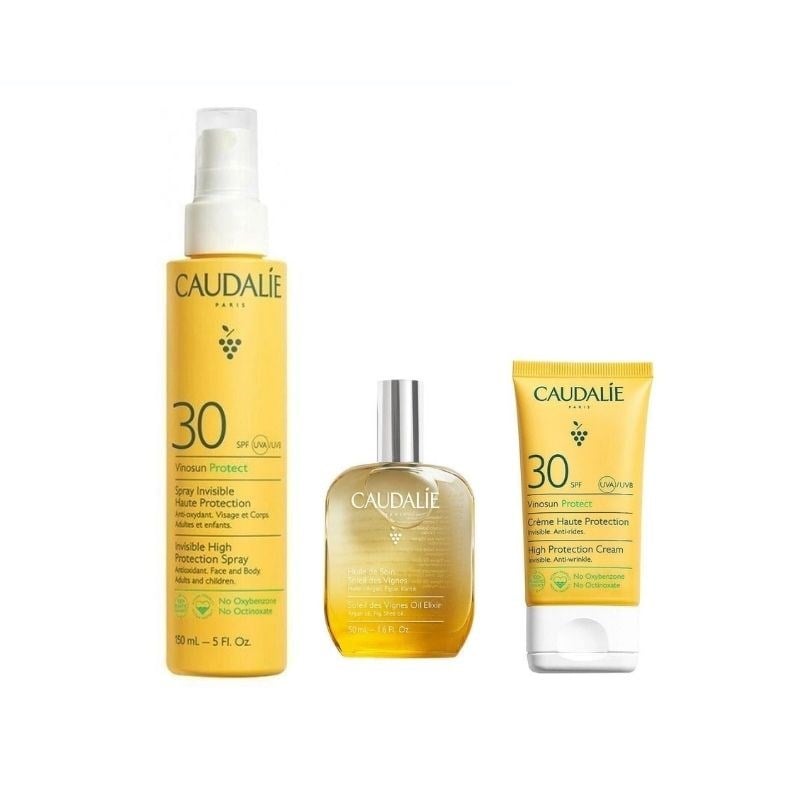 Caudalie Güneş Yaz Seti cream+sprey+huile