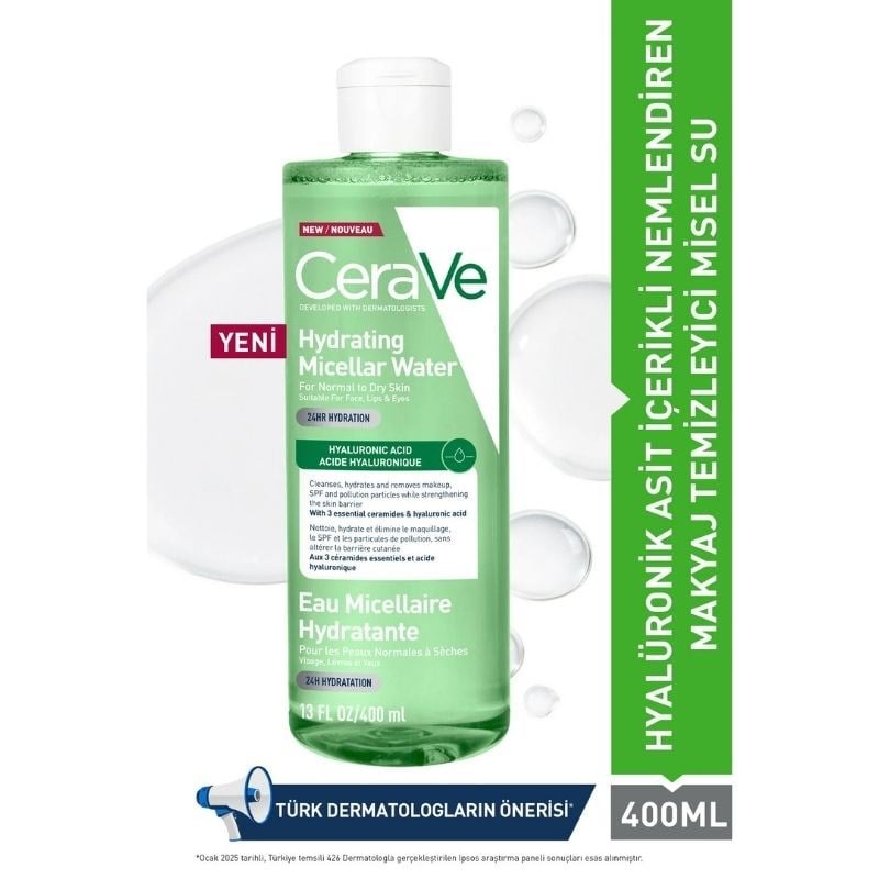 CeraVe Hyalüronik Asit İçerikli Misel Su 400 ml
