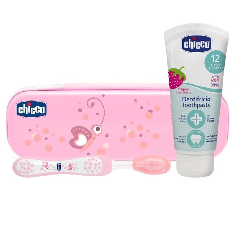 Chicco Diş Fırçası Seti Pembe