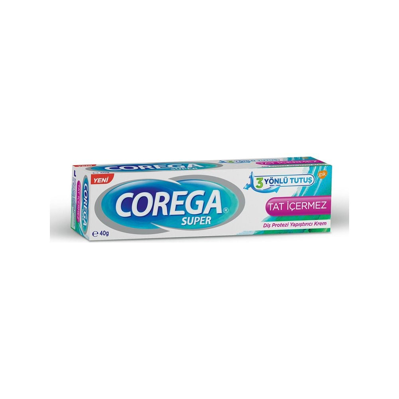 Corega Tat İçermez Diş Protez Yapıştırıcı Krem 40 Gr