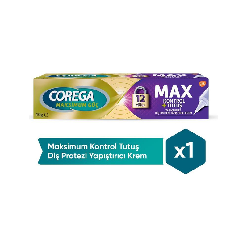 Corega Yapıştırıcı Krem Maksimum Kontrol 40 gr