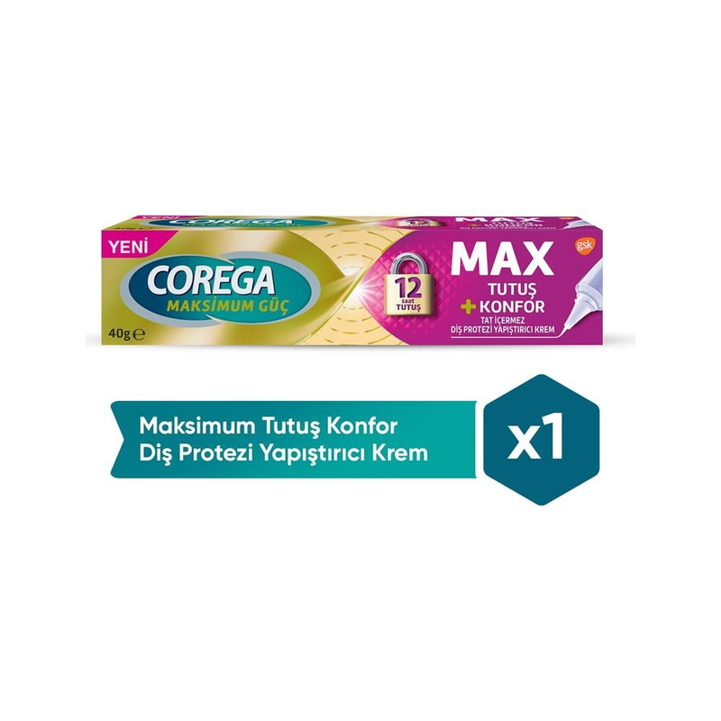 Corega Yastık Konforu Diş Protezi Yapıştırıcı Krem 40 gr