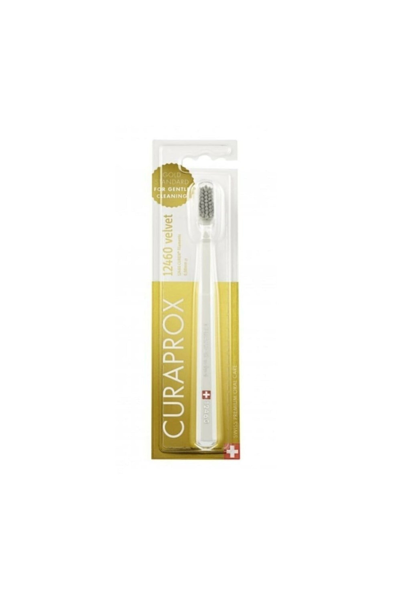 Curaprox 12460 Velvet Diş Fırçası - Beyaz-Gri