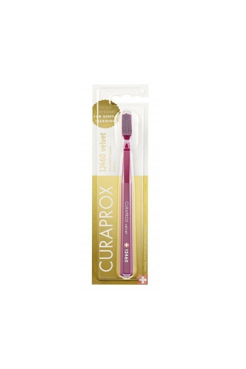 Curaprox 12460 Velvet Diş Fırçası - Kırmızı-Kırmızı