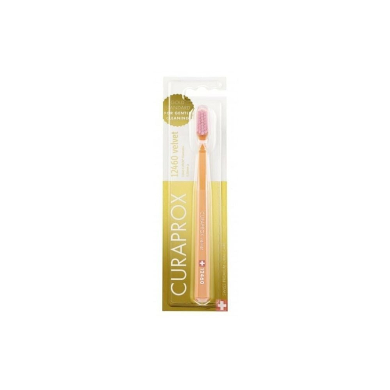 Curaprox 12460 Velvet Diş Fırçası - Turuncu-Pembe