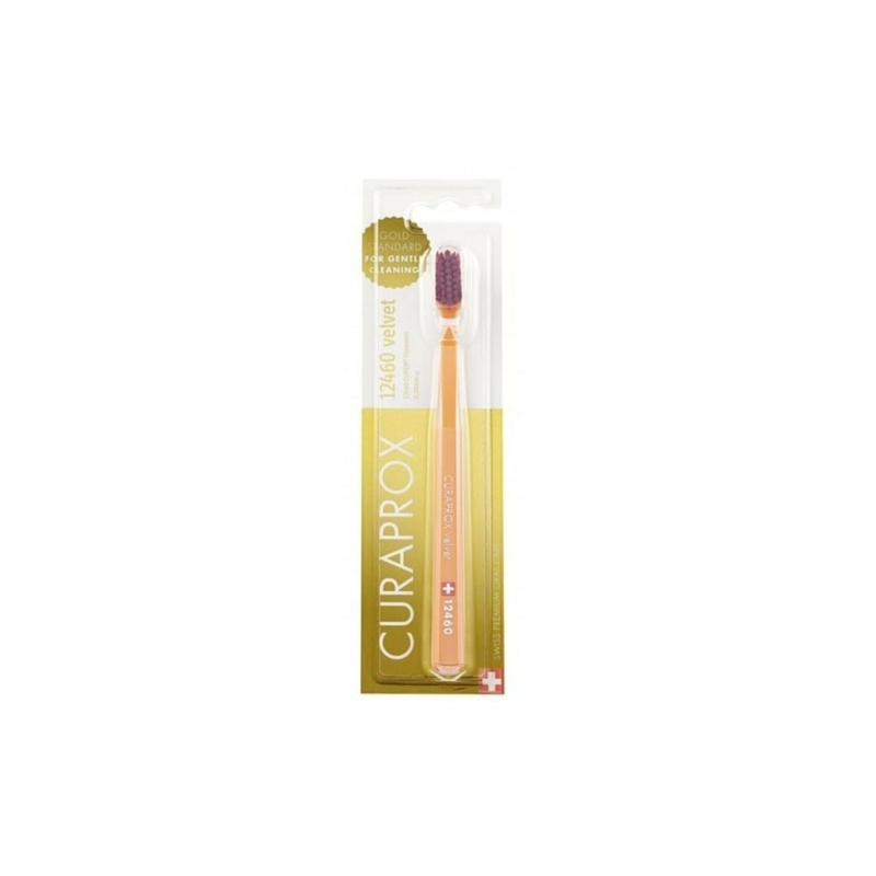Curaprox 12460 Velvet Diş Fırçası - Turuncu-Kırmızı