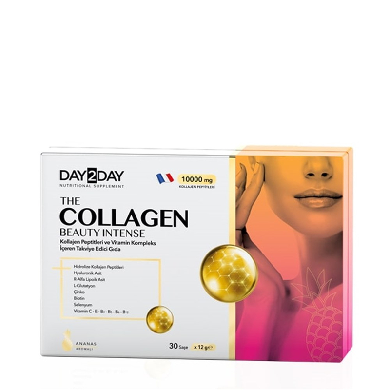 Day2day The Collagen Beauty Intense Ananas Aromalı 30 Saşe x 12 gr