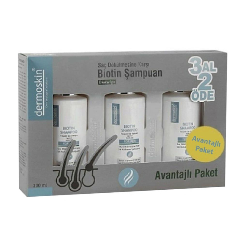 Dermoskin Biotin Şampuan Erkek 3 Al 2 Öde