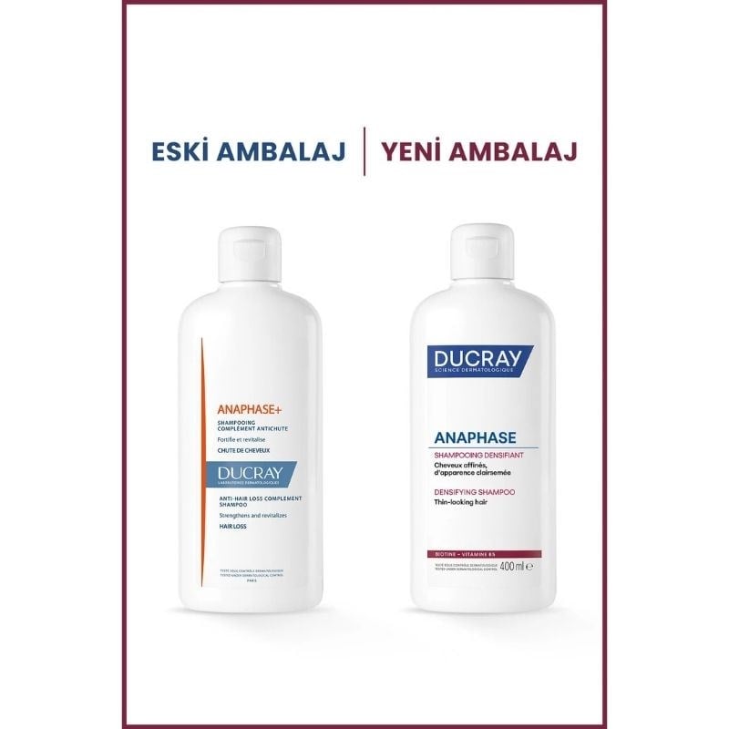 Ducray Anaphase Şampuan Plus 400 ml Saç Dökülmesine Karşı