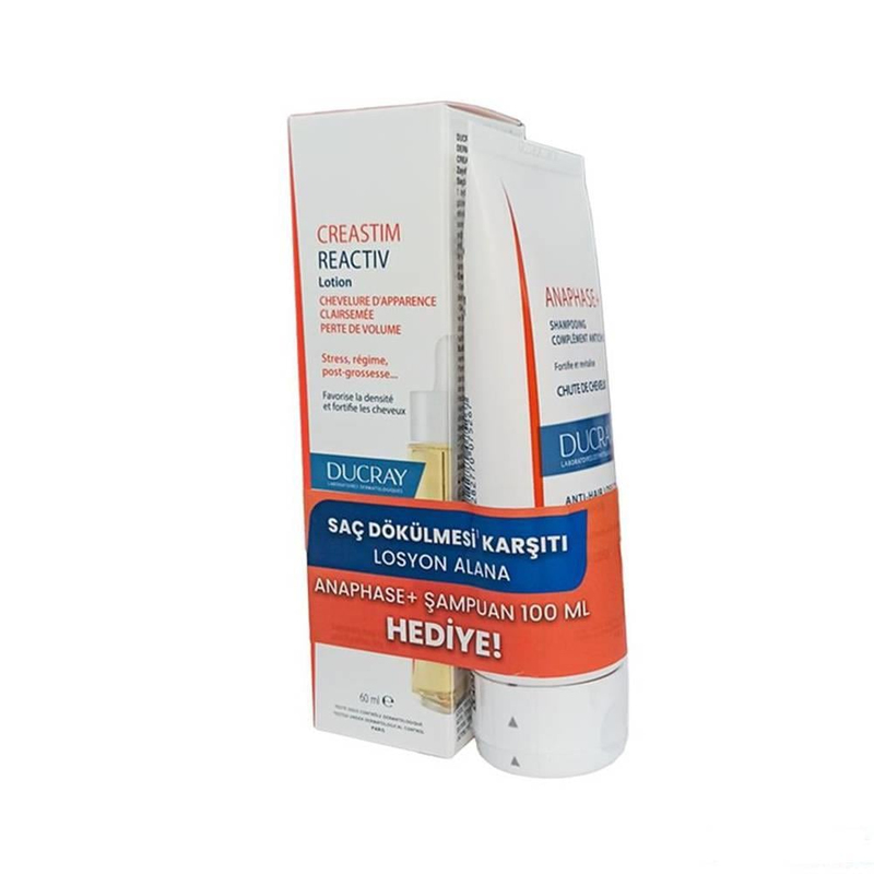 Ducray Creastim Reactiv Lotion 60 ml + Anaphase Şampuan 100 ml