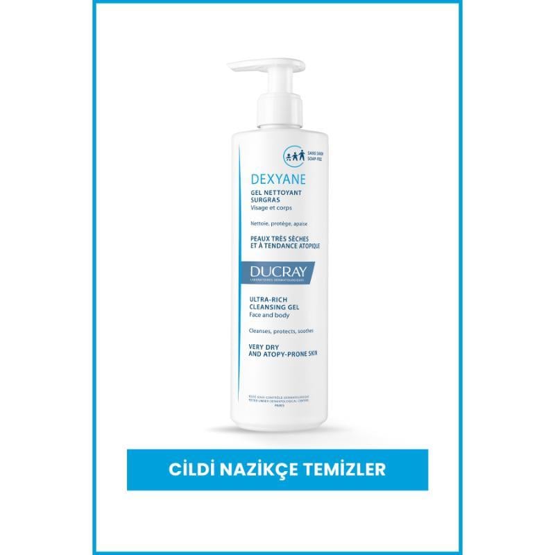 Ducray Dexyane Gel Nettoyant 400 ml