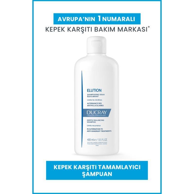 Ducray Elution Şampuan 400 ml