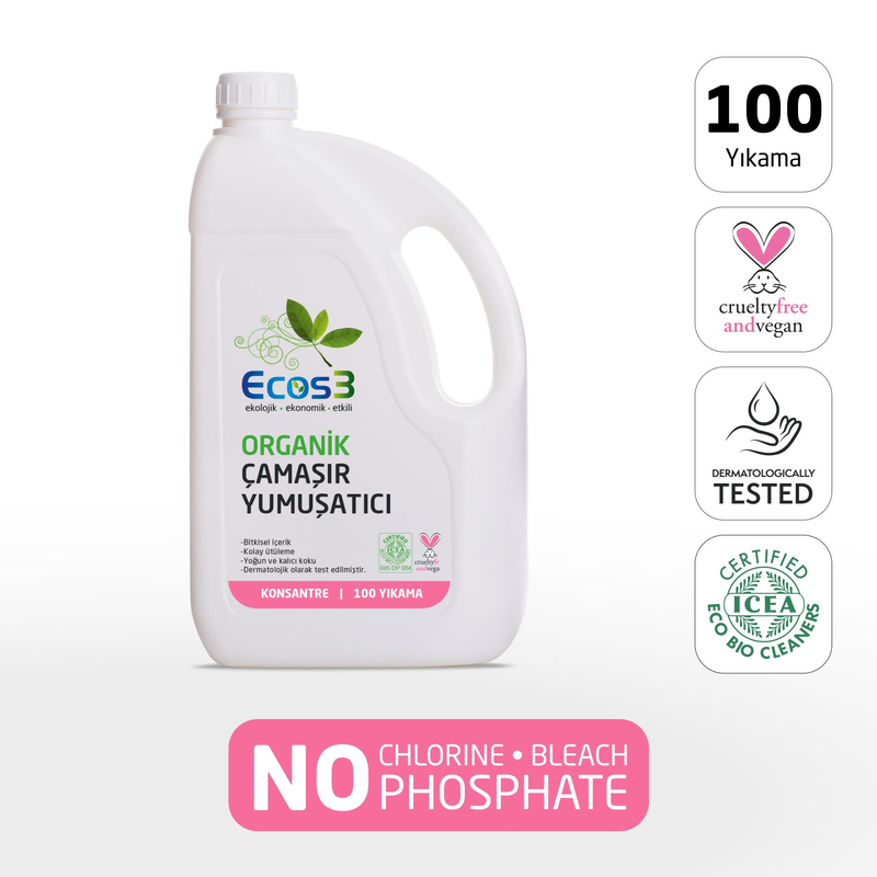 Ecos3 Organik Çamaşır Yumuşatıcı 2500 ml