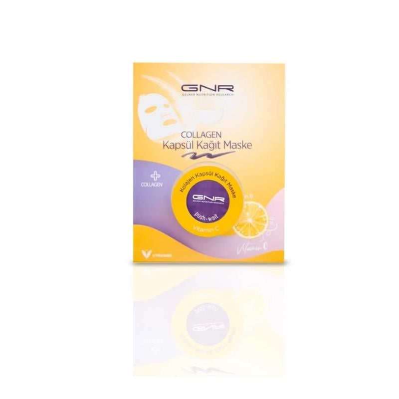 GNR COLLAGEN C Vitamini İçeren Kapsül Kağıt Maske 1 Adet