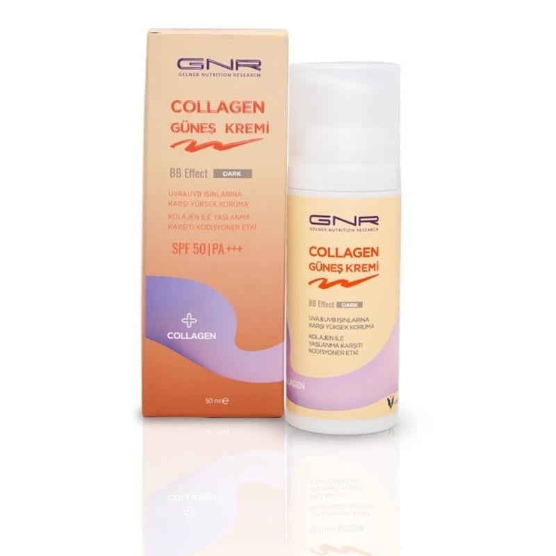 GNR COLLAGEN Spf 50+  Güneş Kremi Dark 50 ml