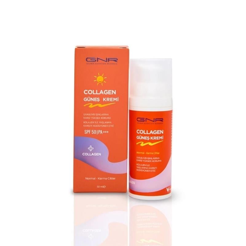 GNR COLLAGEN Spf 50+ Güneş Kremi Karma Ciltler 50 ml