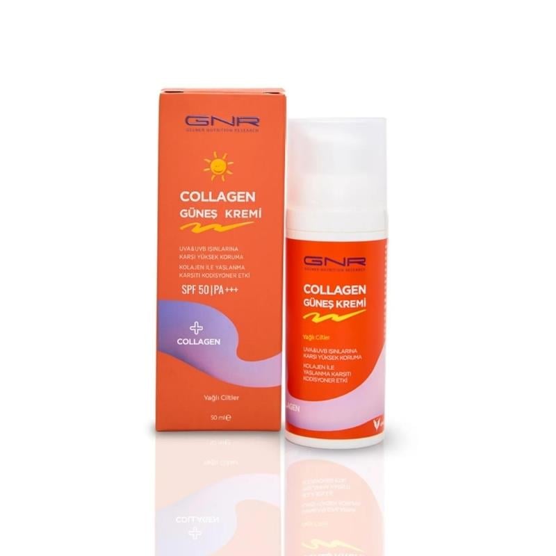 GNR COLLAGEN Spf 50+ Güneş Kremi Yağlı Ciltler 50 ml