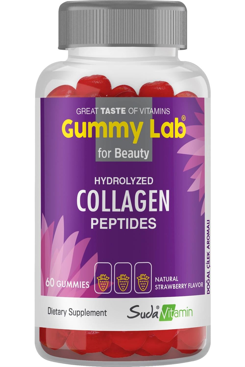 Gummylab For Beauty Collagen Çilek 60 Gummies