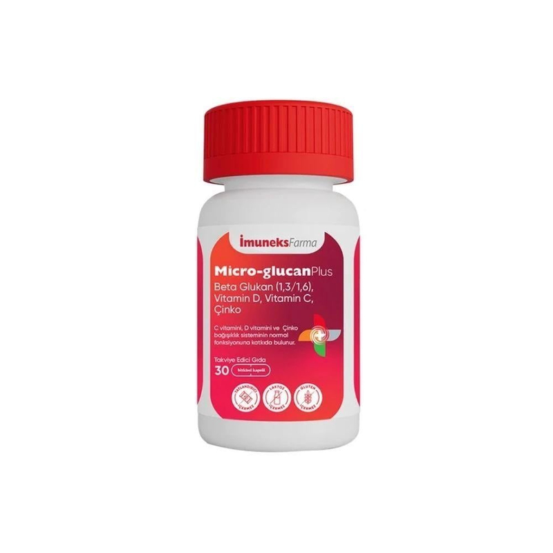 İmuneks Micro-Glucan Plus Beta Glukan Çinko D Vitamini C Vitamini
