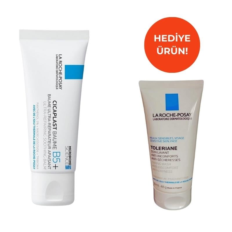 La Roche-Posay Cicaplast Baume B5 40 ml + Toleriane Caring Wash 50 ml