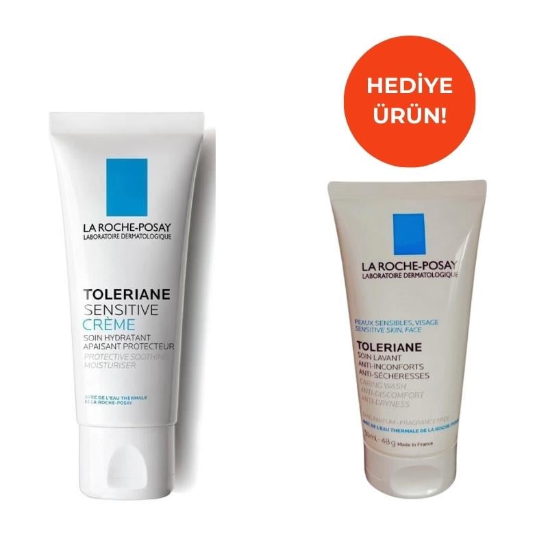 La Roche-Posay Toleriane Sensitive 40 ml + Toleriane Caring Wash 50 ml