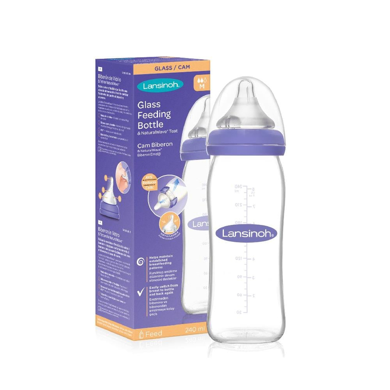 Lansinoh NaturalWave Cam Biberon 240 ml