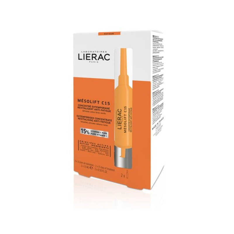 Lierac Mesolift C15 Yorgun ve Cansız Cilt Görünümüne Karşı Etkili Yeniden Canlandırıcı Serum 2 x 15 ml