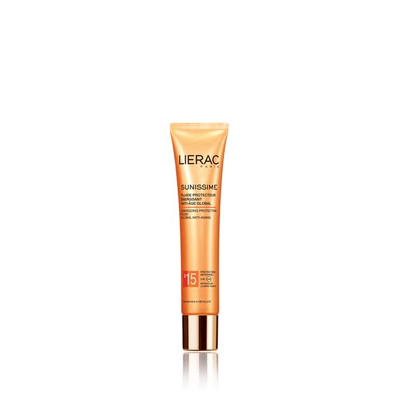 Lierac Yüz ve Dekolte Bölgesi İçin Global Yaşlanma Karşıtı, Enerji Veren Güneş Kremi SPF15 40 ml