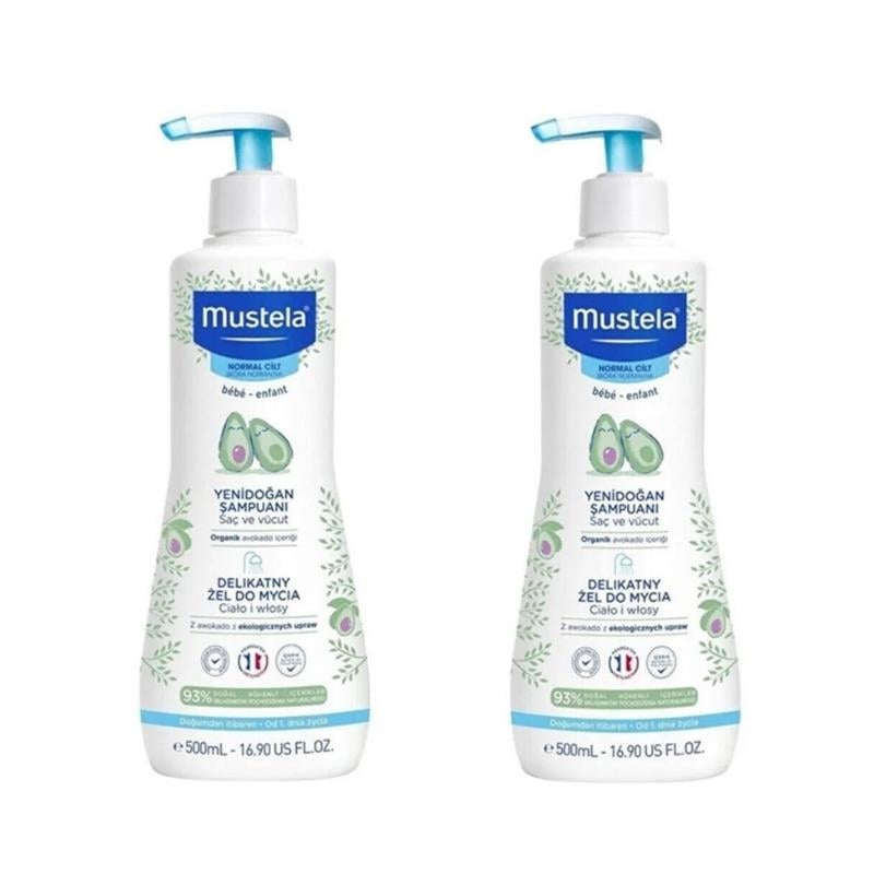 Mustela Gentle Cleansing Gel - Şampuanı 500 ml x2