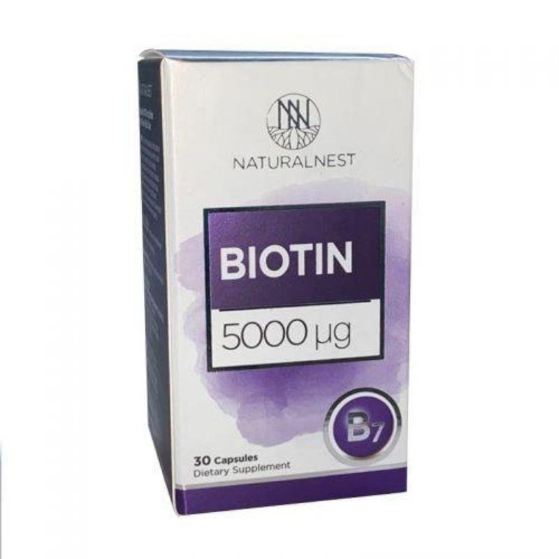 NaturalNest Biotin 5 mg 30 Kapsül
