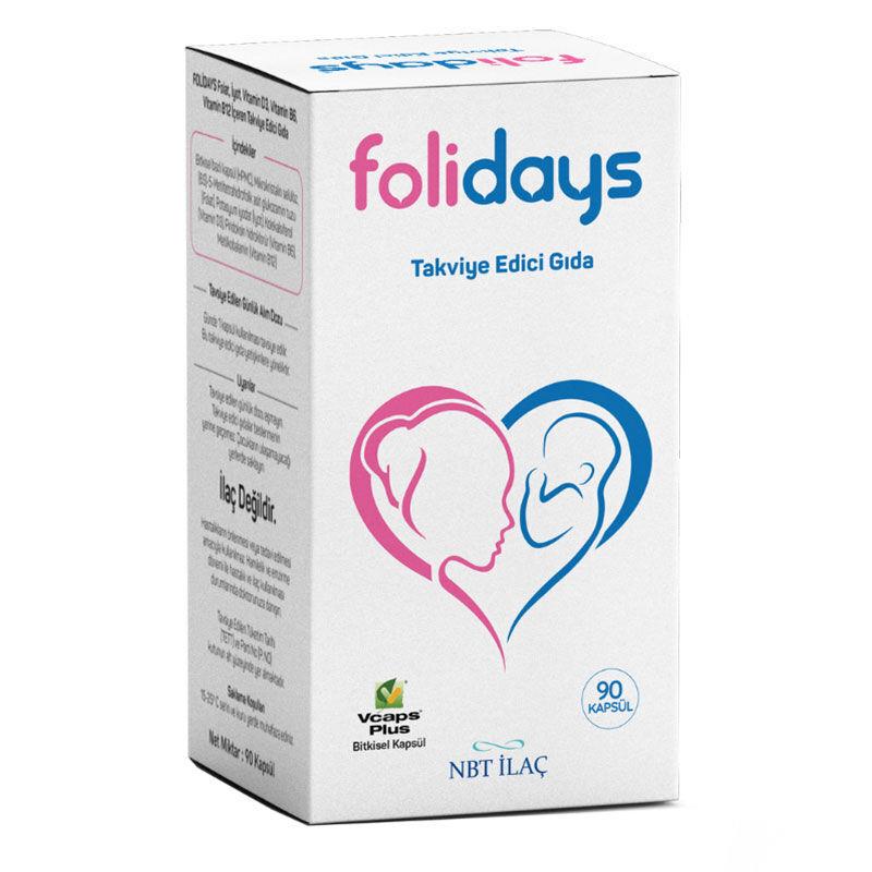 Nbt İlaç Folidays 90 Kapsül