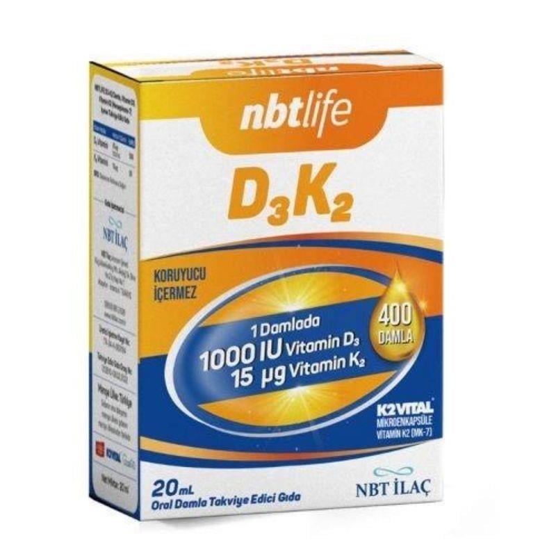 Nbt Life D3K2 Vitamin Oral Damla 20 ml