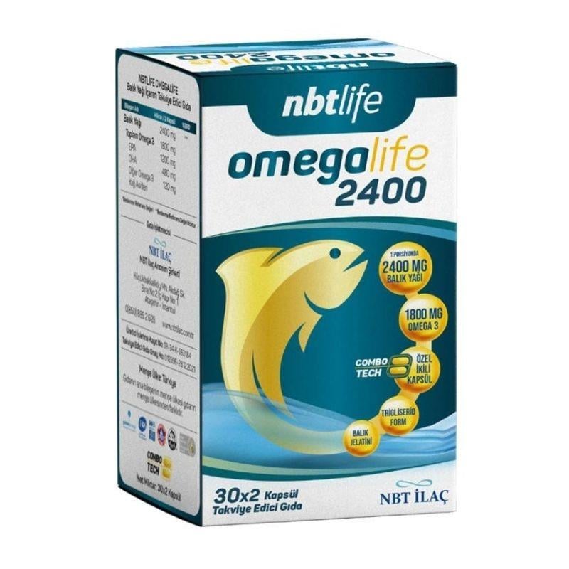 Nbt Life Omega Life 2400 Balık Yağı 60 Kapsül