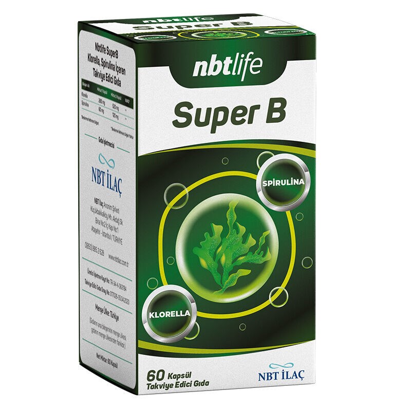 Nbt Life Superb Klorella Klorofil 60 Kapsül