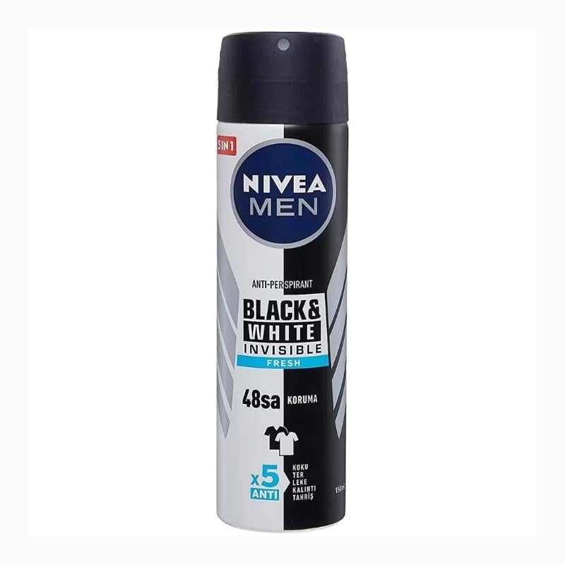 Nive Men Black White Invisible Deodorant 150 ml