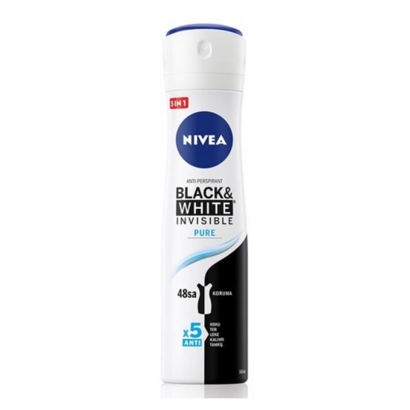 Nivea Invisible Black White Pure Deodorant 150 ml