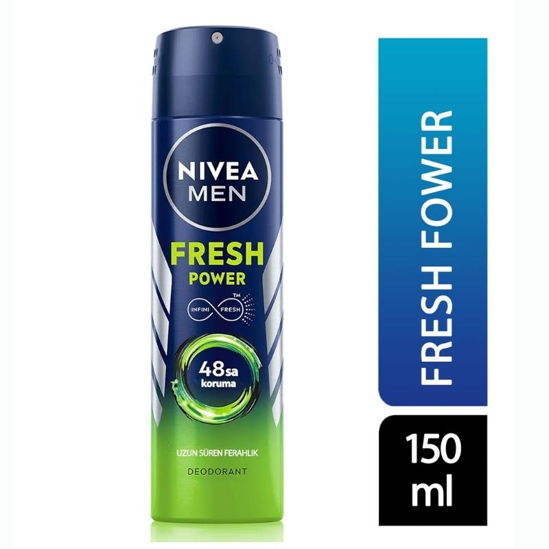 Nivea Men Erkek Sprey Deodorant Fresh Power 150 ml