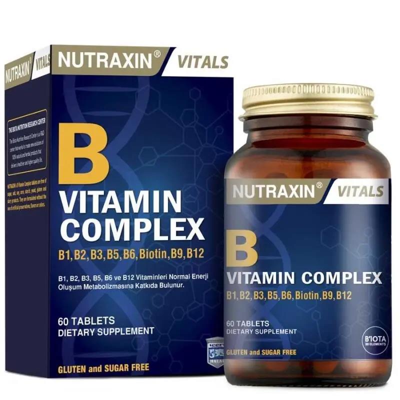 Nutraxin B Vitamin Complex 60 Tablet