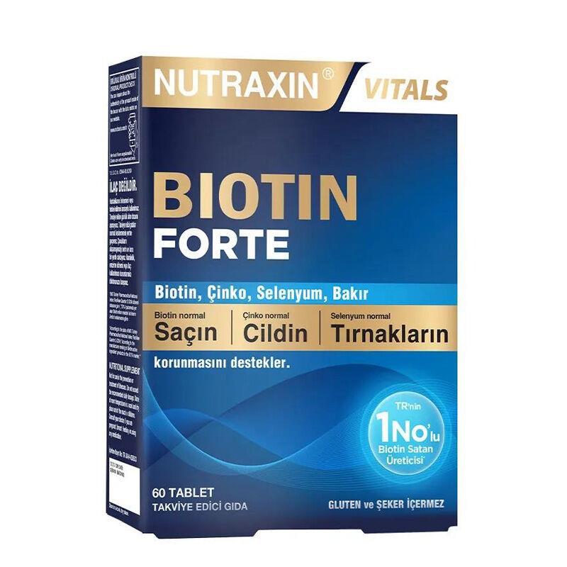 Nutraxin Biotin Forte 5.000 Mcg 60 Tbl