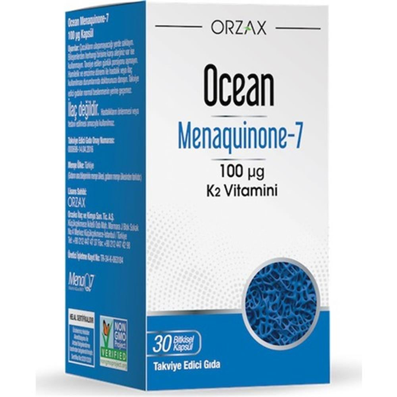 Ocean Mk-7 100 Mcg K2 Vitamini 30 Kapsül
