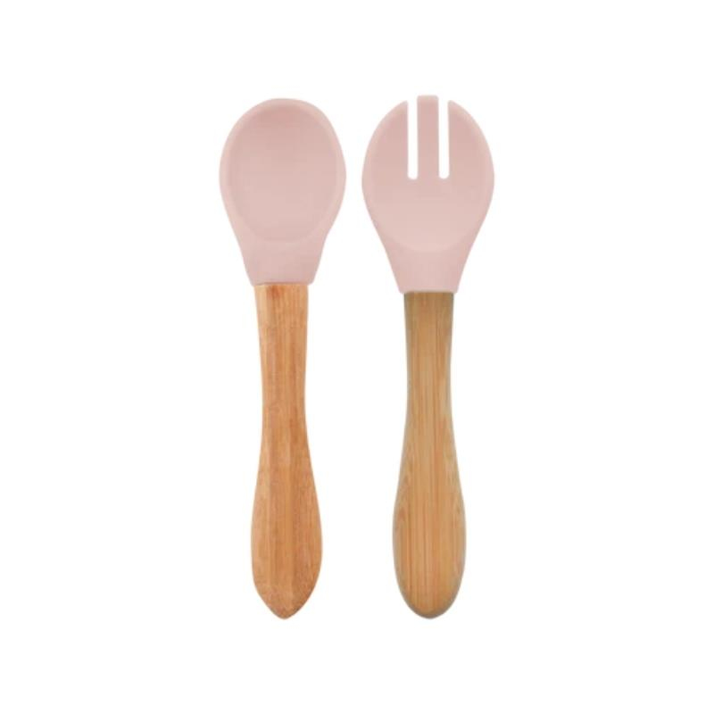 OİOİ Mama Kaşığı ve Çatal Pinky Pink