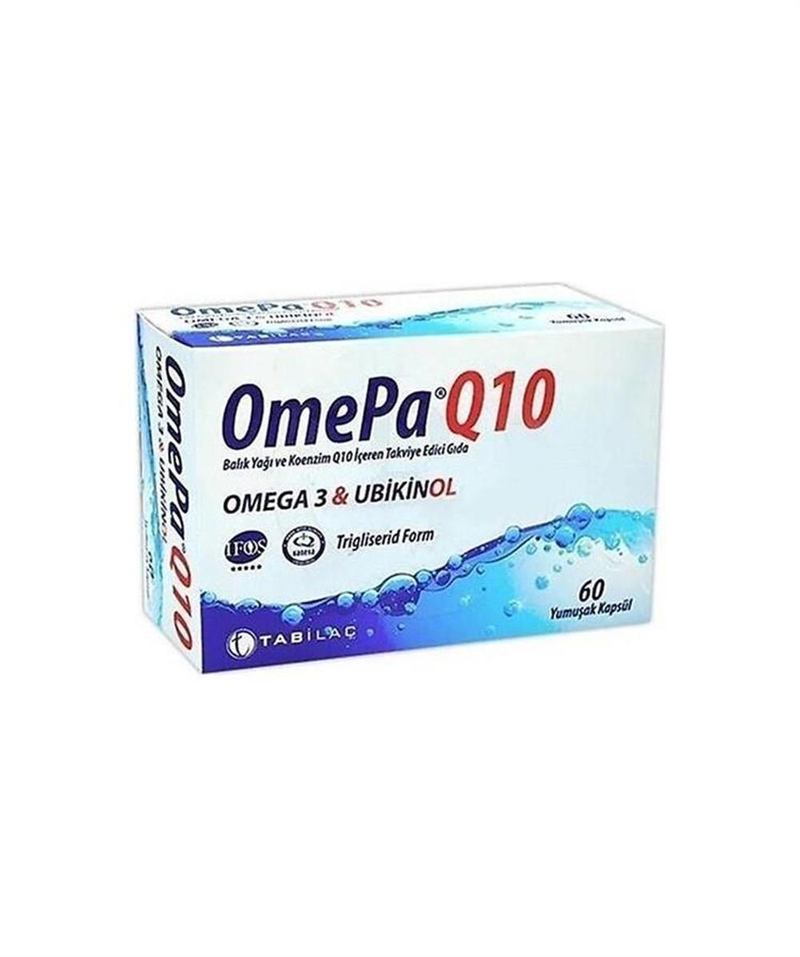 Omepa-Q10 Omega3 Ubiquinol Balık Yağı 60 Kapsül